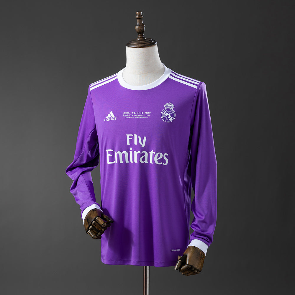 Real Madrid Retrô Away (Manga Longa) - 2016/17