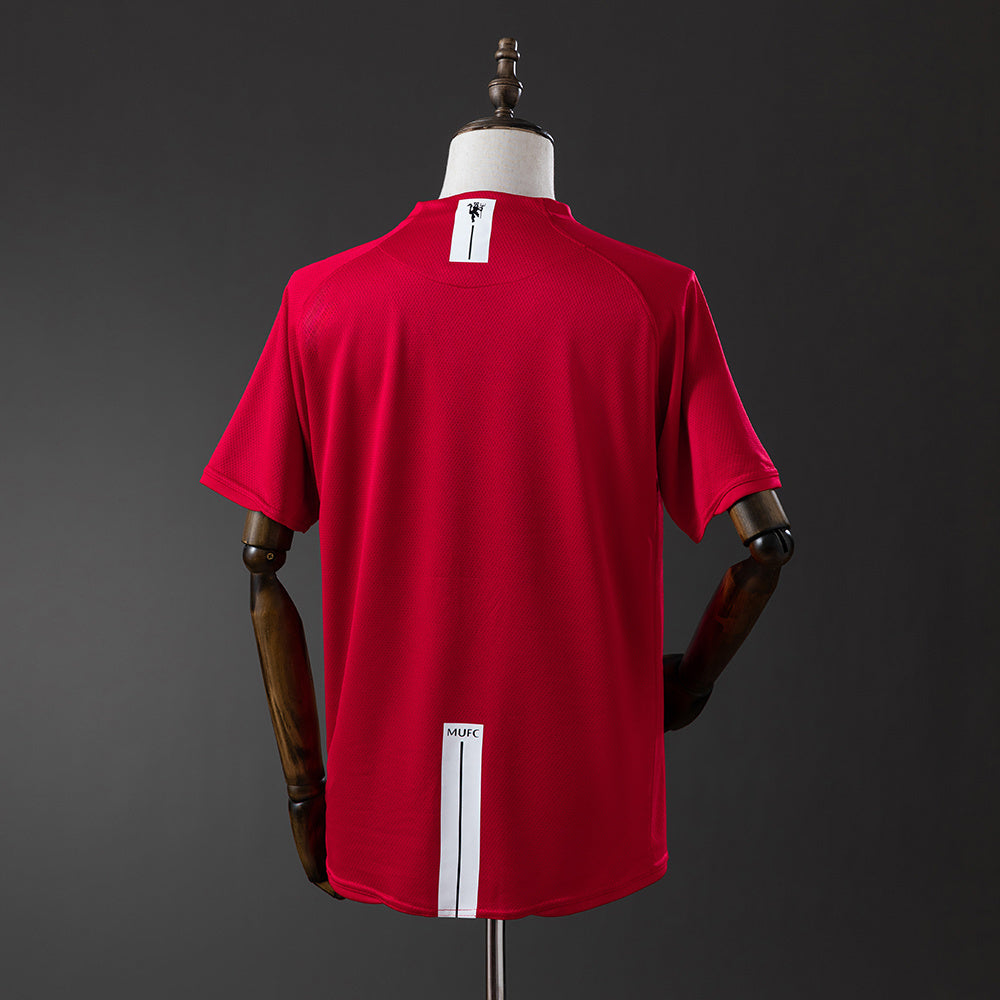 Manchester United Versão Champions League Retrô Home - 2007/08