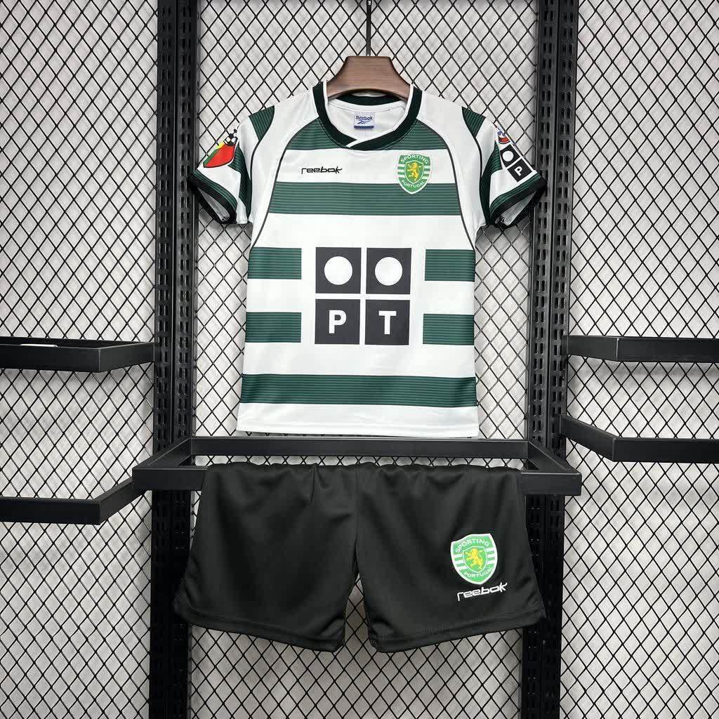 Sporting Lisboa Retrô 2001/03 - Kit Infantil