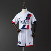 PSG white Away 24/25 - Kit Infantil