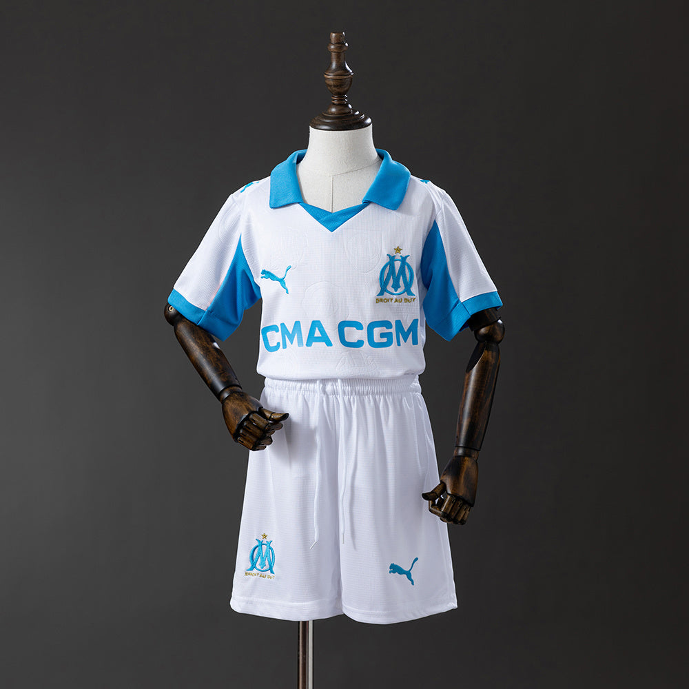 Olympique de Marseille home 25/26 - Kit Infantil