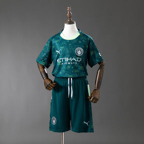 Manchester City third 25/26 - Kit Infantil