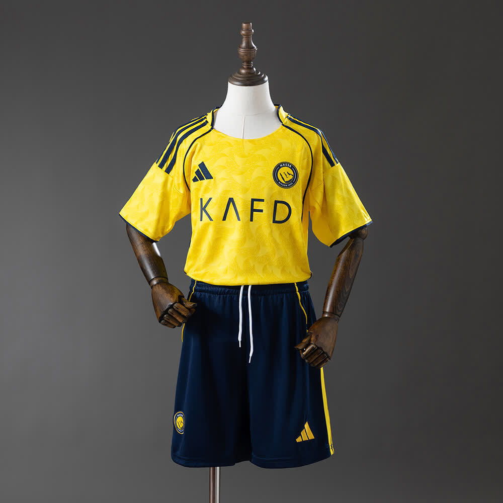 Al-Nassr Leyard Victory home 25/26 - Kit Infantil