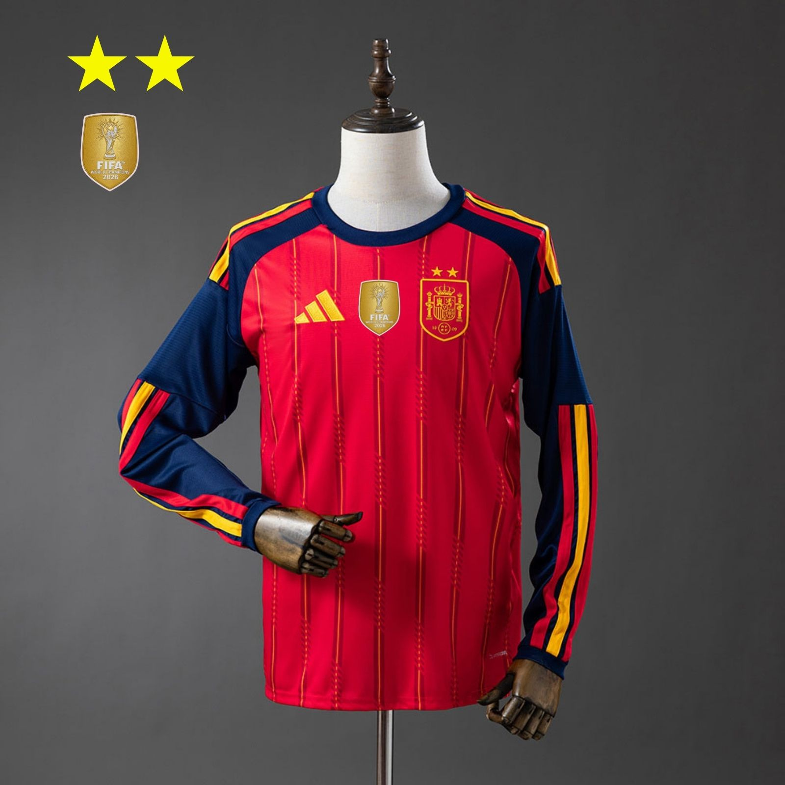 Espanha Home 2026/27 Champions - Versão Torcedor (Manga Longa)
