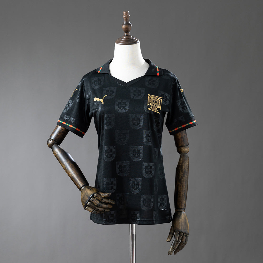 Portugal Pantera Negra Away 2025/26 - Versão Feminina