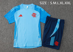 Flamengo kit de treino adulto azul (masculino) - 2025