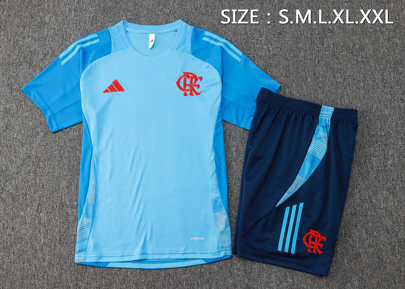 Flamengo kit de treino adulto azul (masculino) - 2025