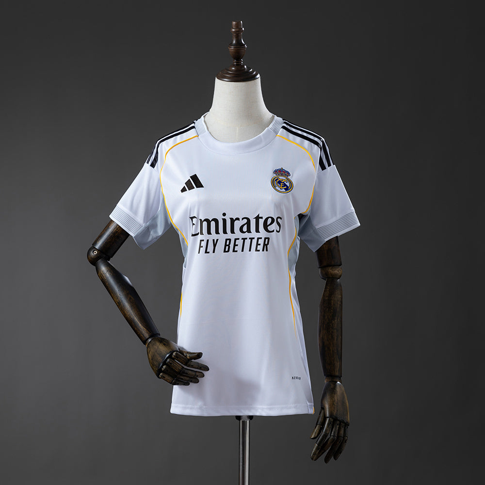 Real Madrid home 2025/26 - Versão Feminina