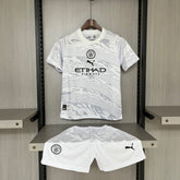 Manchester City edição especial off-white 24/25 - Kit Infantil