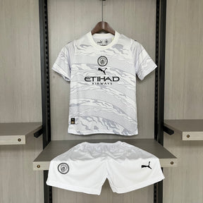 Manchester City edição especial off-white 24/25 - Kit Infantil
