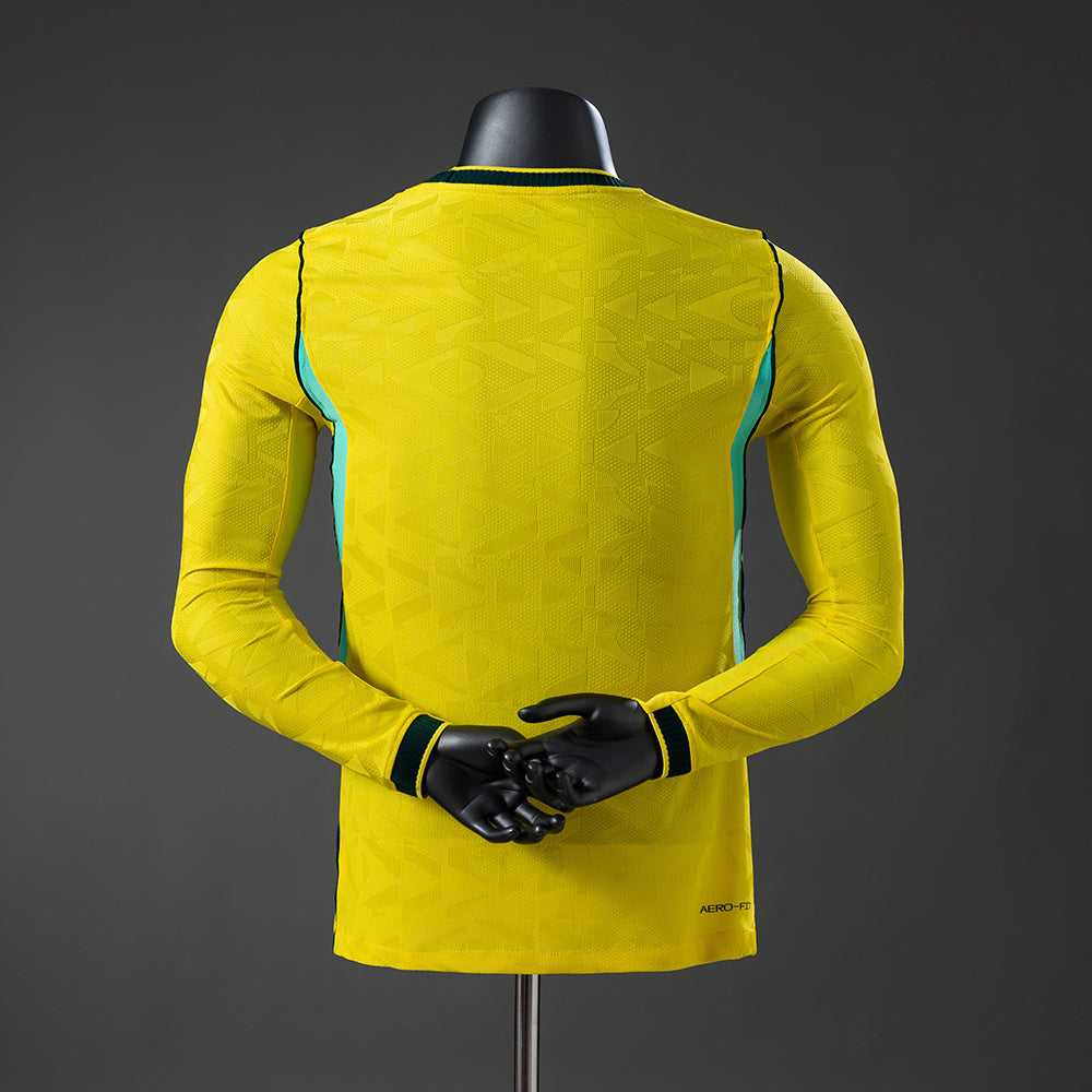 Brasil home 2026 - Versão Jogador (Manga Longa)