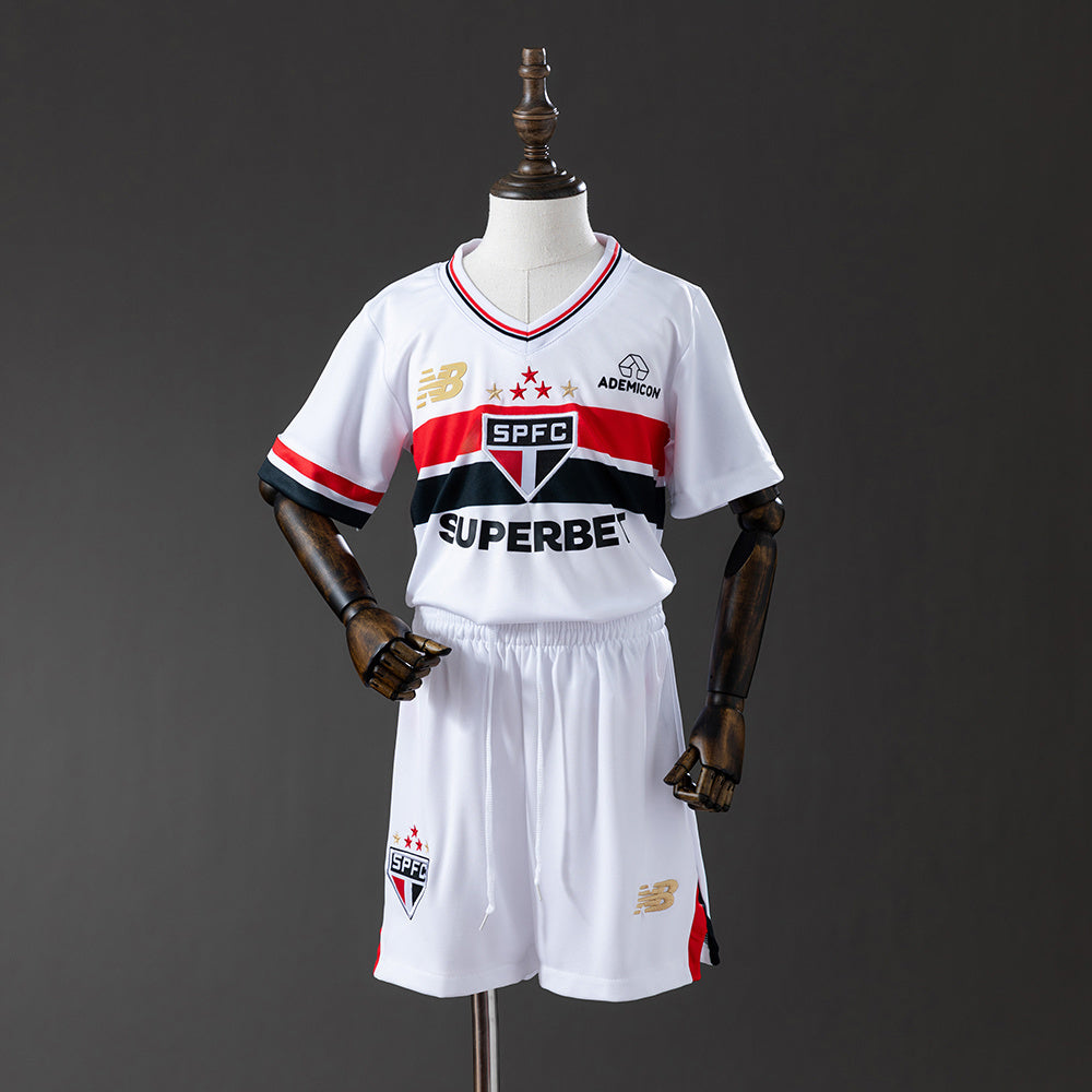 São Paulo home 2025/26 - Kit Infantil