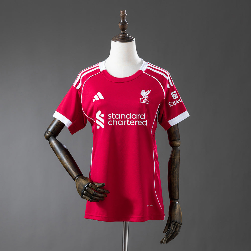 Liverpool Home 2025/26 - Versão Feminina