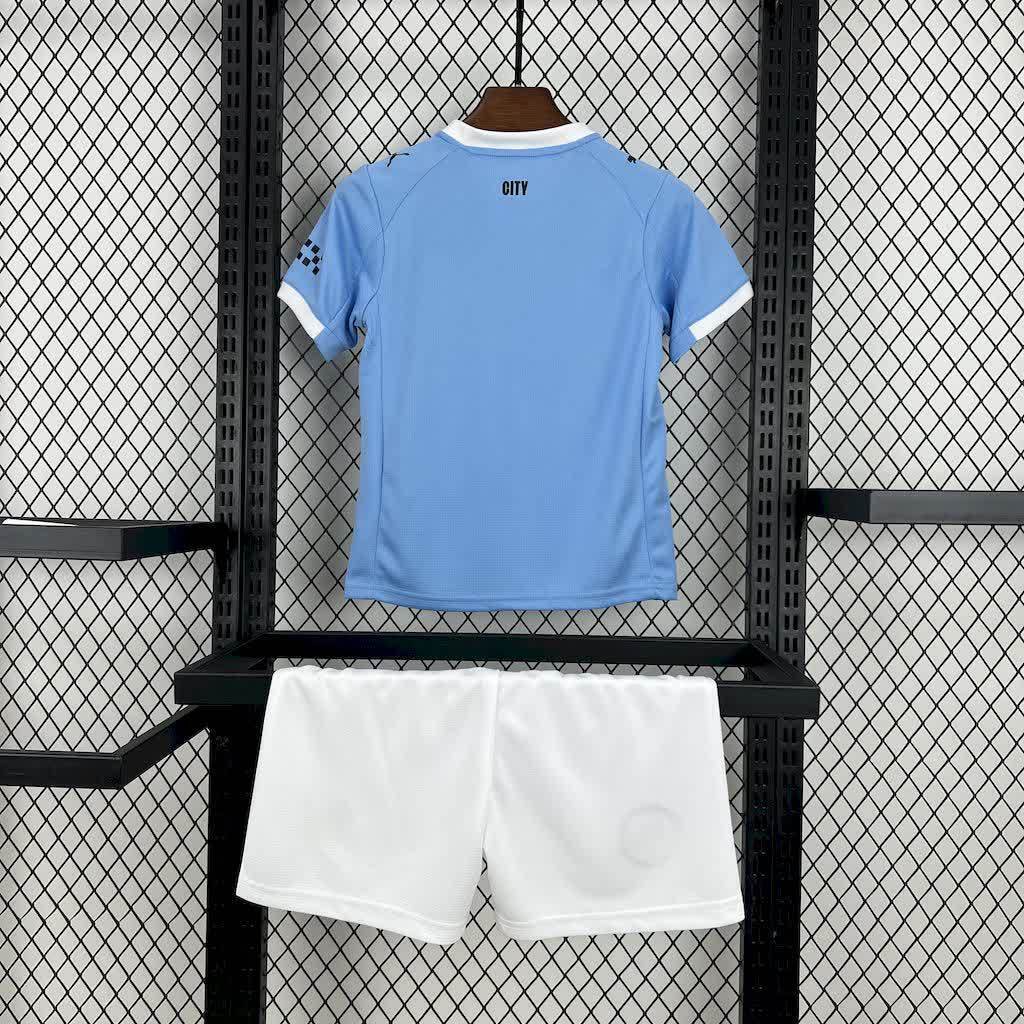 Manchester City home 25/26 - Kit Infantil