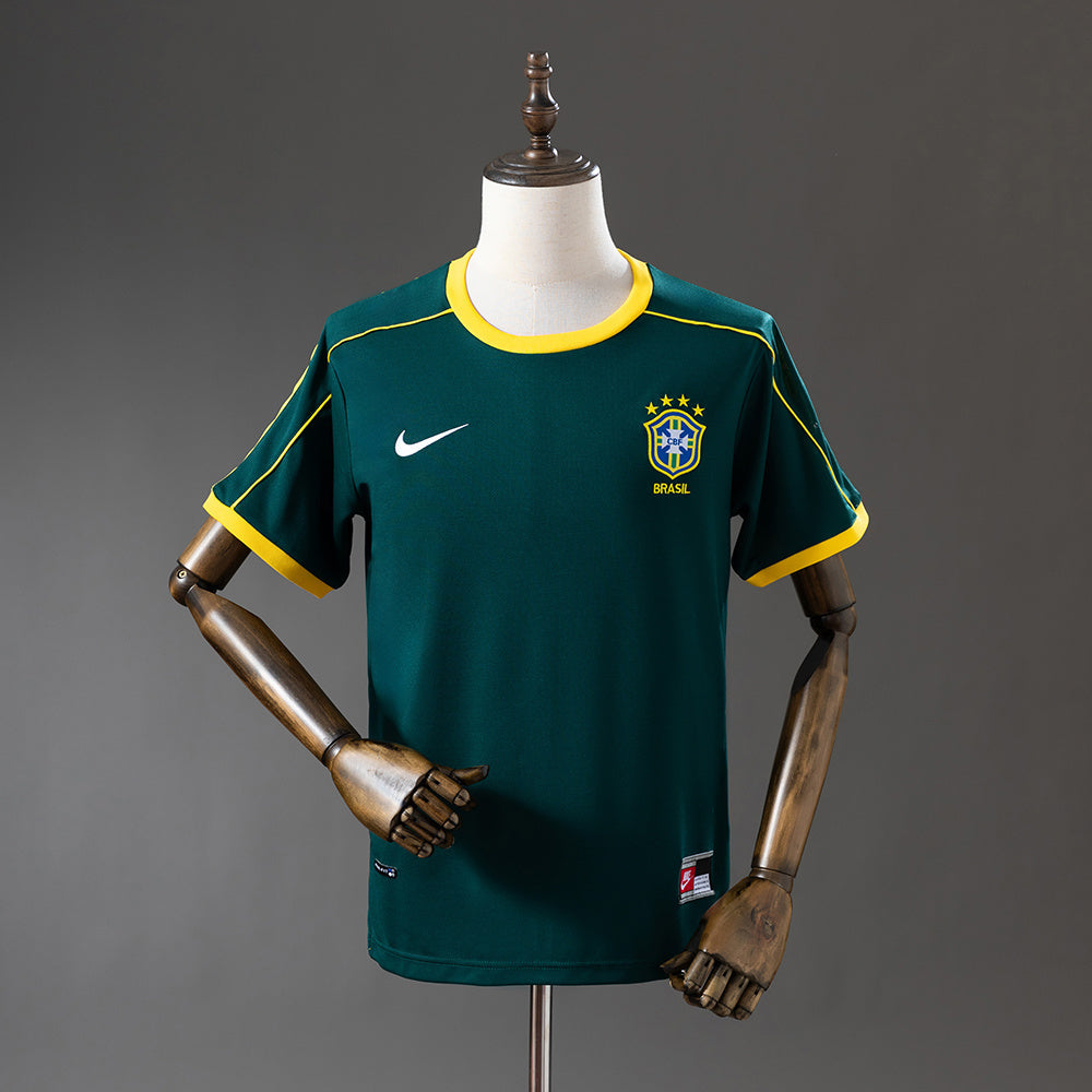 Brasil Retrô goleiro Dark Green 1998