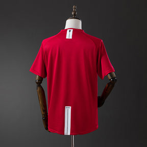 Manchester United Versão Champions League Retrô Home - 2007/08