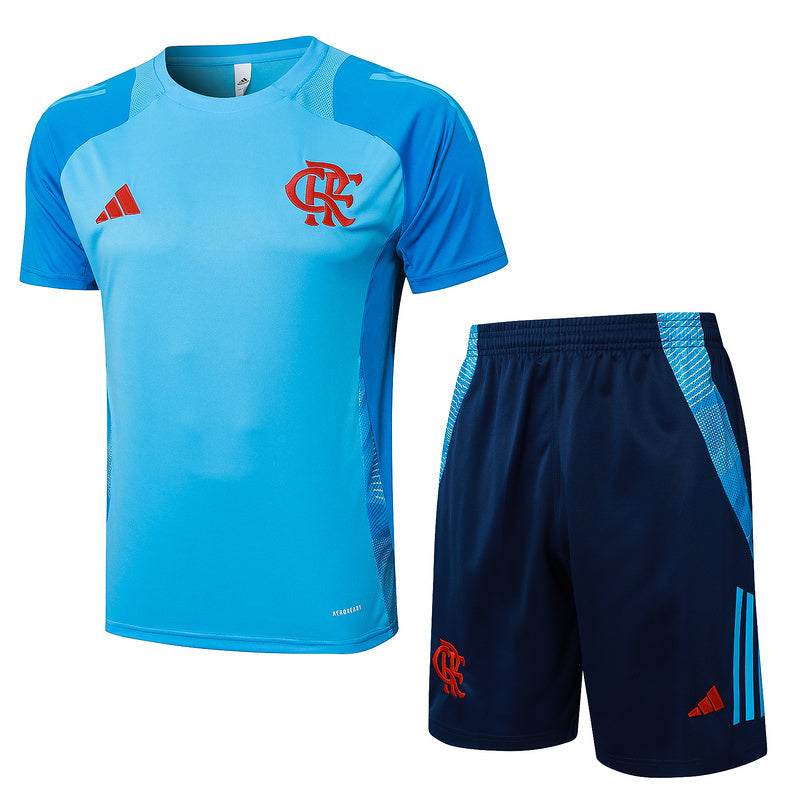 Flamengo kit de treino adulto azul (masculino) - 2025