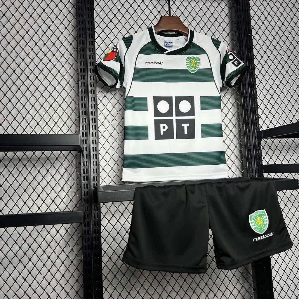 Sporting Lisboa Retrô 2001/03 - Kit Infantil
