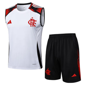 Flamengo kit adulto branco (masculino) - 2025