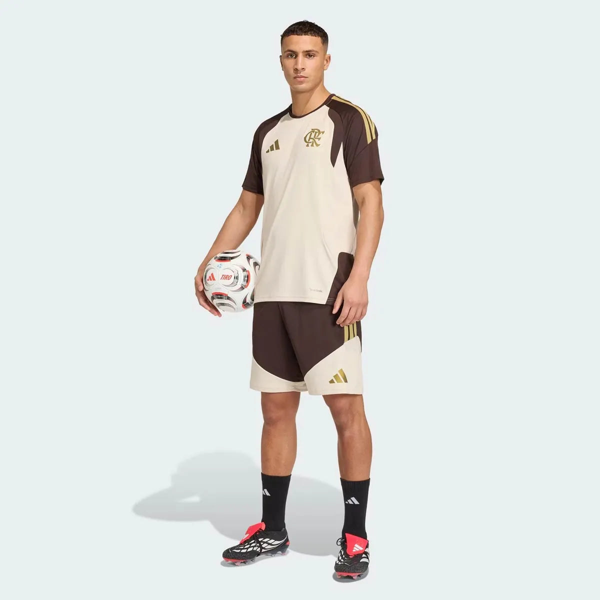 Flamengo kit de treino adulto damasco (masculino) - 2026/27