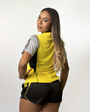 Flamengo kit adulto treino amarelo - 2025 - Versão Feminina