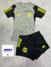 Flamengo kit adulto treino cinza - 2025 - Versão Feminina