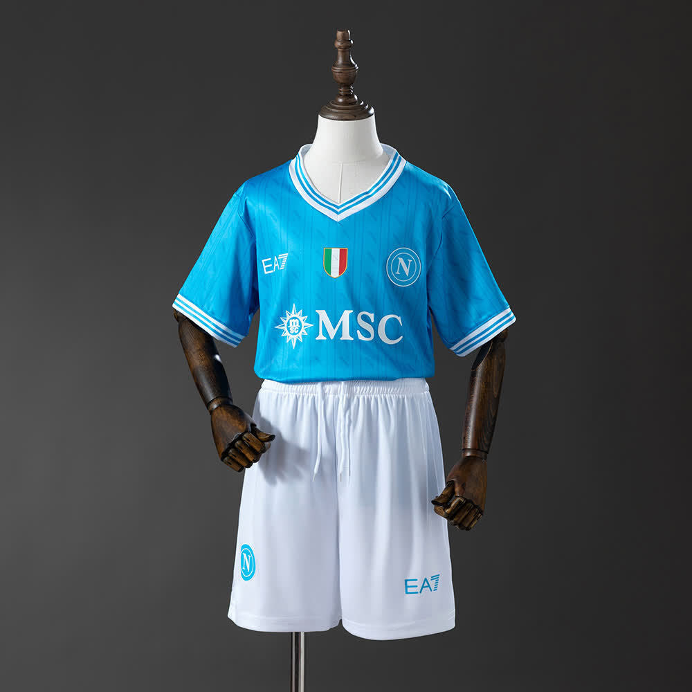 Napoli home 25/26 - Kit Infantil