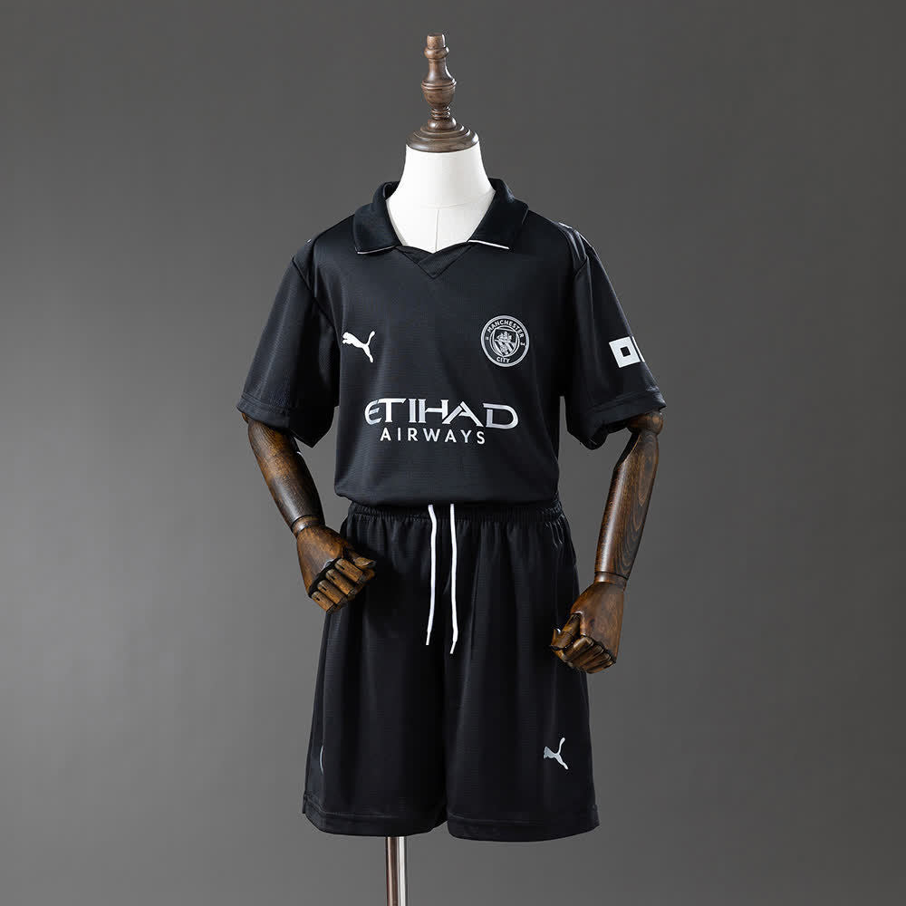 Manchester City third 25/26 - Kit Infantil
