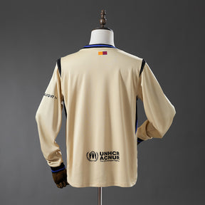 Barcelona Away 2025/26 - Versão Torcedor (Manga Longa)