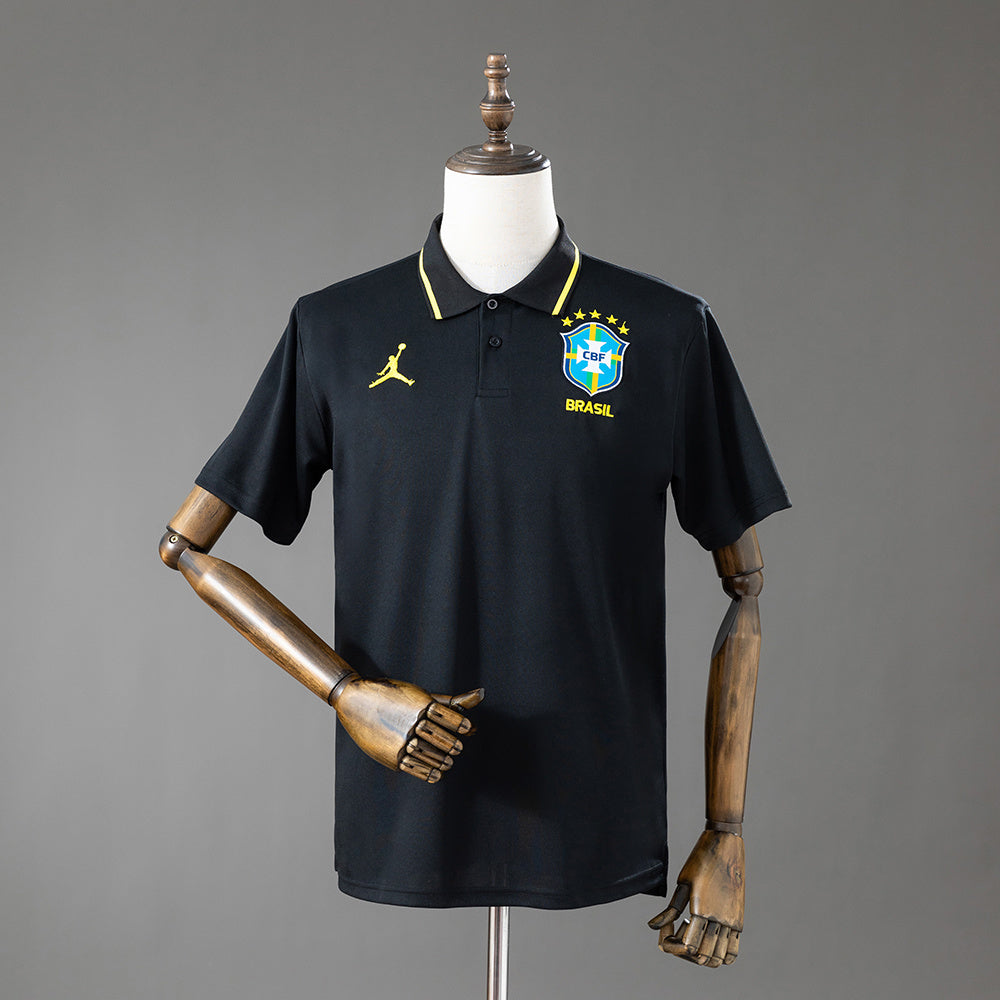 Brasil Polo Jordan Black 2026 - Versão Torcedor