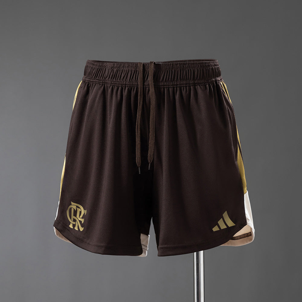 Flamengo Short adulto treino marrom (feminino) - 2026/27