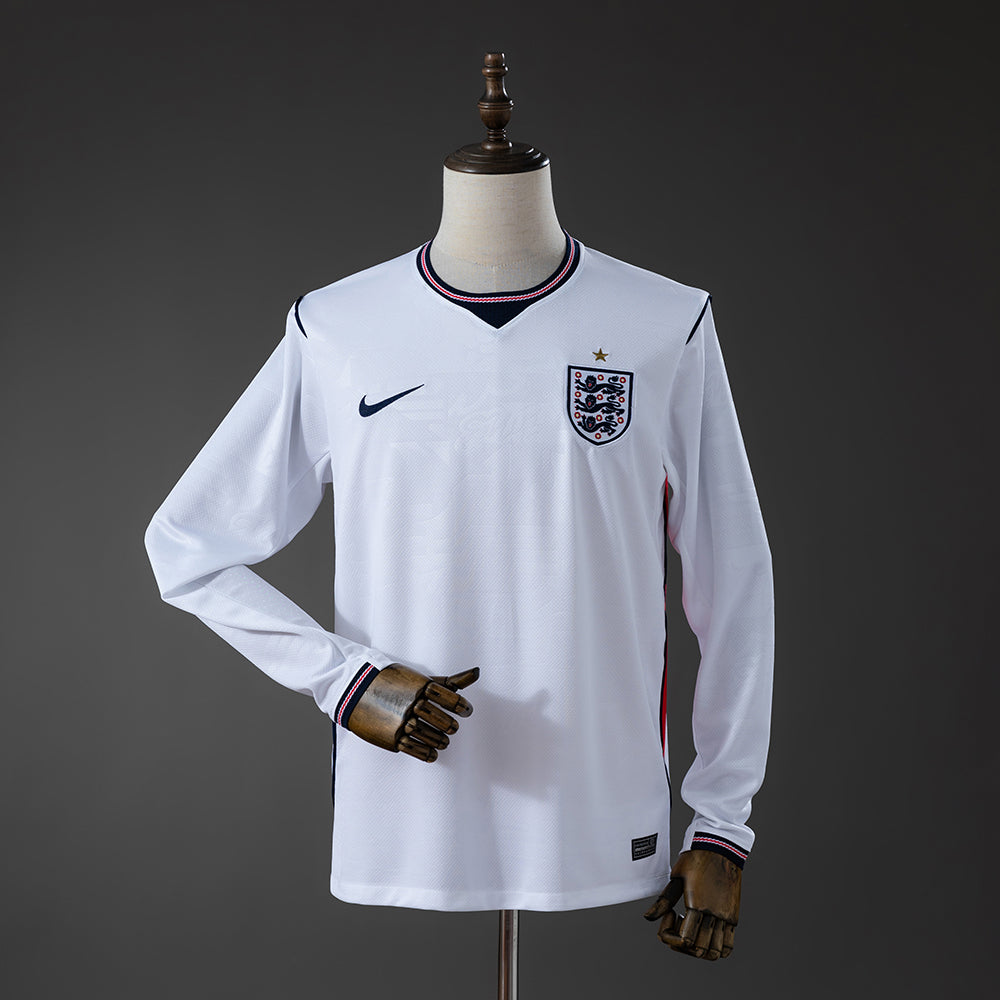 Inglaterra home 2026/27 - Versão Torcedor (Manga Longa)