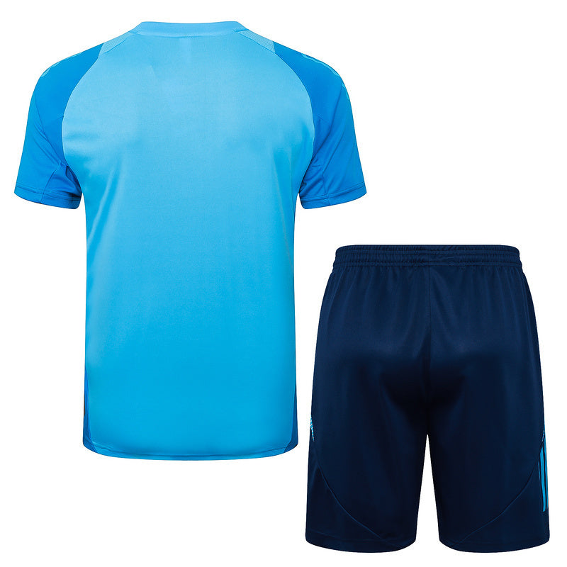 Flamengo kit de treino adulto azul (masculino) - 2025
