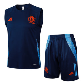 Flamengo kit de treino adulto azul escuro (masculino) - 2025