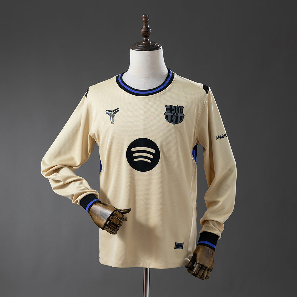 Barcelona Away 2025/26 - Versão Torcedor (Manga Longa)