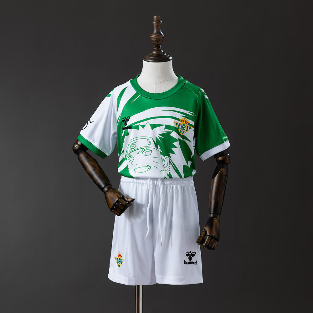 Real Betis Naruto edição especial 25/26 - Kit Infantil